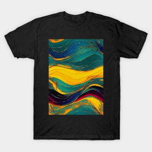 Rainbows Everywhere! Colorful abstract pattern #10 T-Shirt